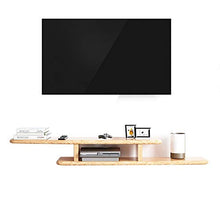 PQXOER-HO Mobile TV Parete Media Console Extra Bagagli, Galleggiante TV Stand Componente Shelf (Colore : Giallo, Dimensione : 150x22x14cm)