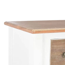 vidaXL Credenza Elegante Carattere Rustico Solida Raffinata Pulizia Facile Classica Madia Buffet Mobiletto Armadio Bianco Legno Massello