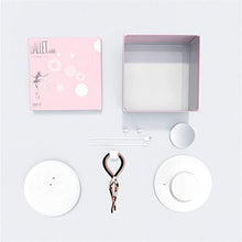 LBWARMB Trucco Specchio con luci Trucco dello Specchio del LED Smart Touch dimmerabili Impostazione e 10x Magnifier casa Camera da Letto dello Specchio di Trucco (Bianco/Cavo USB Alimentato)