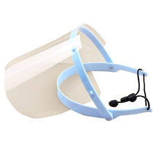 EXCEART Visiera in Plastica Trasparente Viso Integrale Cucina Visiera Antispruzzo Antinebbia Visiera Protettiva per Cucina Esterna (Blu)