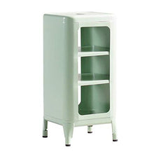 Comodino LHY- comodino in metallo a forma di comodino semplice e durevole e pratico (colore: verde)
