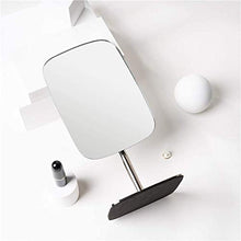 Specchio per il Trucco Semplice del Desktop, banco Portatile da scrivania Pieghevole da 180 ° con Supporto