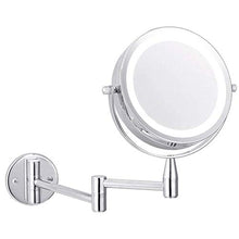 WZM Vanity Ingrandimento 5X Specchio per Trucco a LED con Specchio per Specchio Pieghevole a LED a Parete Pieghevole .Specchio