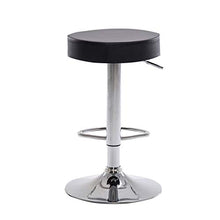 Set di 2 sgabelli rotondi da bar da cucina e bar, per colazione, colore: grigio