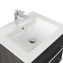 Mobile bagno con lavabo Villeroy & Boch Venticello 60cm antracite venato