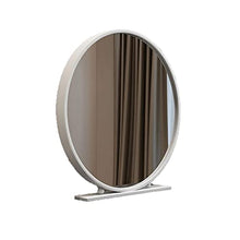 IJNBHU Camera da Letto Bagno Desktop Lo Specchio, Specchi per Il Trucco Cornice in Metallo Specchio per Il Trucco Rotondo La Superficie del Desktop è progettata con Rivestimento
