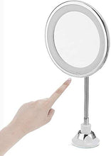 Specchio Specchi di Trucco vanità con luci per Il Trucco, 10x ingrandimento Portatile Regolabile a 360 Gradi Girevole