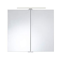 Generisch Jupiter Classica Armadietto a specchio in alluminio, 800 x 700 x 155 mm
