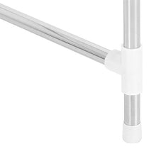 Cikonielf - Mobile da bagno per WC in acciaio inox, con 2 ripiani, 53 x 28 x 166 cm