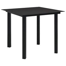 vidaXL Set da Pranzo da Giardino 3 pz in Polyrattan e Vetro