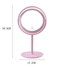 MGWA Specchi Compatti LED Illuminato Trucco Specchio Vanity Specchio Con Touch Screen Dimmerabile, Specchio Portatile Illuminato Per Viaggi Bagno