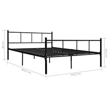 SKM Giroletto Nero in Metallo 140x200 cm (16.25kg)