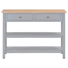 SKM Credenza Grigia 110x35x80 cm in MDF