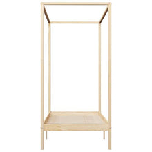 SKM Giroletto con Baldacchino 2 Cassetti in Legno di Pino 100x200cm
