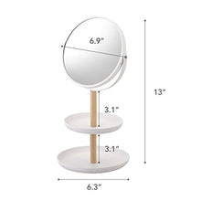 yamazaki Gerson 2314 supporto portagioie con specchio bianco