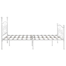 SKM Giroletto con Doghe Bianco in Metallo 200x200 cm (25.6kg)