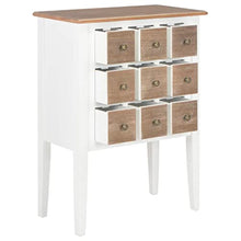vidaXL Credenza Elegante Carattere Rustico Solida Raffinata Pulizia Facile Classica Madia Buffet Mobiletto Armadio Bianco Legno Massello