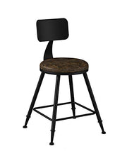Wzqwzj Sgabelli Altezza Ferro Arte, Alta sgabelli, seggiolone, per la Cucina contatore Bar Restaurant Cafe Tempo Libero,Grigio,45cm