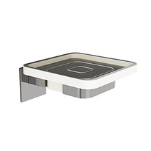 Serie Square - Portasapone Metallo Cromato