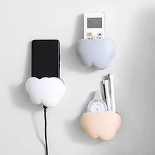 Miystn Porta Telecomandi da Parete, Portatelecomando da Parete, Supporto Telecomando Condizionatore, Supporto per Telefono Cellulare Supporto di Ricarica Impermeabile (6 Pezzi, Bianco, Beige e Grigio)