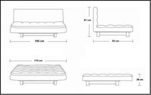 Gstore Divano Letto 3 POSTI RECLINABILE Microfibra Nero E Bianco Sofa Soggiorno [F221 Bianco]