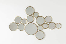 Kare Design - Specchio Bubbles Ottone, 93 x 138 cm