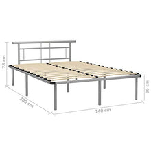 SKM Giroletto Grigio in Metallo 140x200 cm (21.7kg)