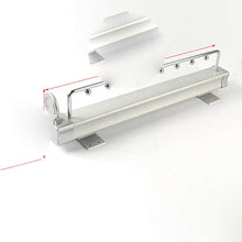 WTMLK - Appendiabiti a scomparsa, con asta retrattile, 25/30/35/40/45/50 cm, ideale per armadio