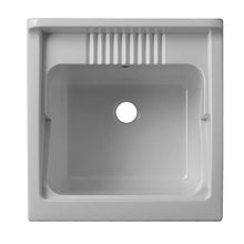 Negrari Vasca per Lavatoio Ricambio 50 X 50 in Resina Bianco
