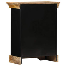 FAMIROSA Credenza 60x30x75 cm, in Legno Massello di Mango