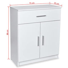 vidaXL Credenza in Truciolato 71x35x88 cm Bianca