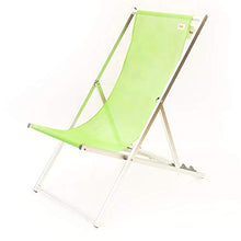 Sedia sdraio, mare giardino piscina, Lounge, verde textilene 58x128x48