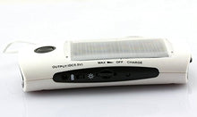 SaySure - Solar LED Torch Flashlight with FM Radio Phone Charger