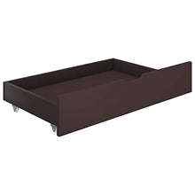 FAMIROSA Giroletto con 2 Cassetti Marrone Scuro Legno di Pino 140x200 cm-0618