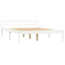 FAMIROSA Giroletto con 4 Cassetti Bianco in Massello di Pino 140x200 cm-0420