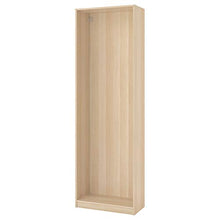 PAX telaio armadio 75x35x236 bianco effetto rovere tinto