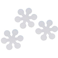 Cabilock 20 Pezzi Strisce Adesive di Sicurezza Antiscivolo con Fiocco di Neve Strisce Adesive per Vasca da Bagno Decalcomanie Antiscivolo per Vasca da Bagno (Bianco)