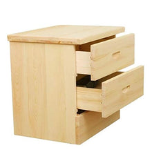 FEANG Comodino Lampada da Tavolo in Legno massello Multistrato Semplice e Moderno Comodino Pino armadietto di Protezione Ambientale Tavolino Laterale