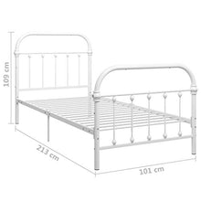 SKM Giroletto Bianco in Metallo 90x200 cm (17.05kg)