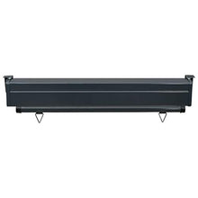 vidaXL - Tenda da sole laterale per balcone, 100 × 250 cm, colore: Grigio