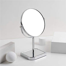 Specchio da Parete Specchio Toeletta Appoggio Appoggio 1x / 3X, Specchio Ingranditore Rotondo A Doppia Faccia con Ingrandimento Girevole A 360 °per Camera Letto Bagno Barba 33 X 18 Cm Incolla Il Tipo