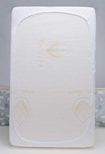 PEKITAS Coprimaterasso 60 x 120 cm imbottito impermeabile culla 100% cotone