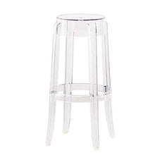 Bar chair Bar Stool High Chair Acrylic scandinava Stile Trasparente Semplice Antiscivolo Anti-abrasione Home Office Ufficio Studio Restaurant Cafe 1 Confezione (Size : 75cm)