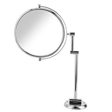 Specchio per il trucco a parete, Specchio da barba rotondo a parete per bagno, Bagno Elegante galvanica Accessori per specchio per il trucco Specchio per il trucco Specchio da barba per bagno