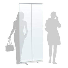 JMAR Banner Pull-up Trasparenti Protezione Addensata Banner Avvolgibile in Lega di Alluminio Pet Trasparente HD per Ufficio, Vendita al Dettaglio, Scuole E Altro