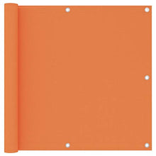 vidaXL Paravento da Balcone Arancione 90x600 cm in Tessuto Oxford
