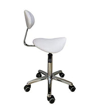 Sgabello con Schienale (BIANCO)