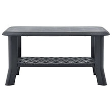 vidaXL Tavolino da Caffè Antracite 90x60x46 cm in Plastica