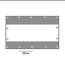 GDMING Telone Impermeabile in PVC Robusto Trasparente Tenda Divisoria con Occhielli per Interno All'aperto Fabbrica Stanza Dell'autolavaggio, Personalizzabile (Color : Chiaro, Size : 1.9x5m)