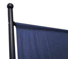 QUICK STAR 2 Pezzi Paravento da Giardino 180 x 178 cm Divisorio in Tessuto Balcone Protezione della Privacy Blu